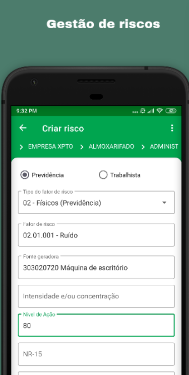 GRO screenshot: Risk management